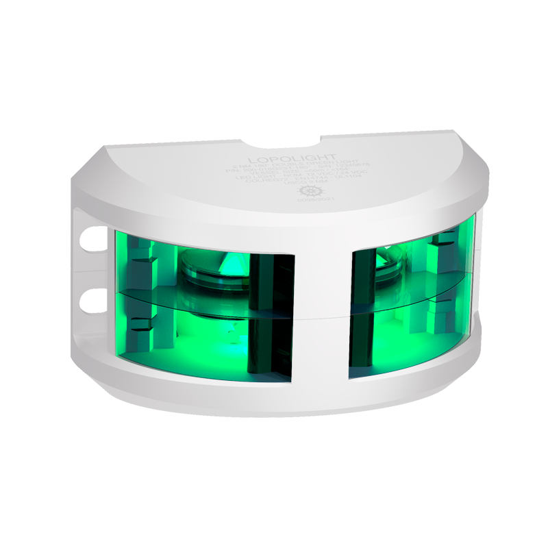 2nm 180° Green, Double, white ceramic coated